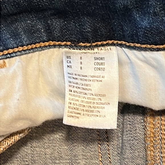 American Eagle Next Level Stretch Skinny Distressed Destroyed Jeggings Jeans - Picture 7 of 8